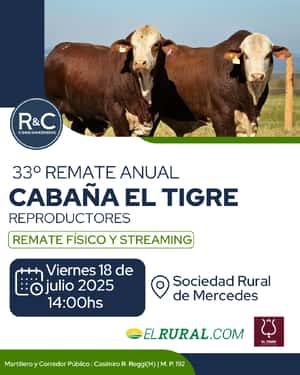 33° REMATE ANUAL CABAÑA EL TIGRE
