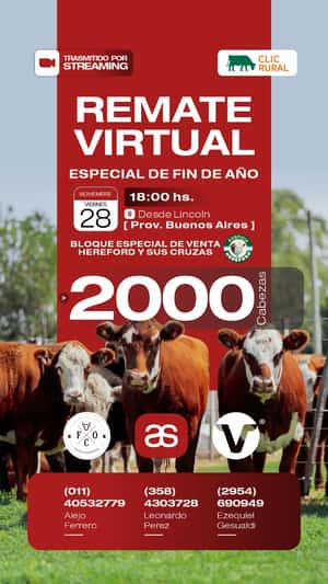 Remate Especial Fin de Año • Lincoln • Buenos Aires