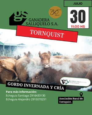Gordo, invernada y cría en Tornquist
