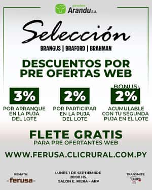 Feria de Reproductores Ganadera Arandu