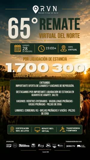 65º Remate Virtual del Norte