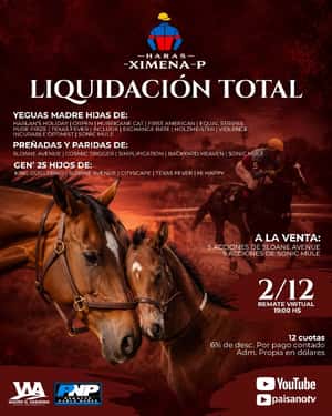 Haras Ximena P. - Liquidación Total