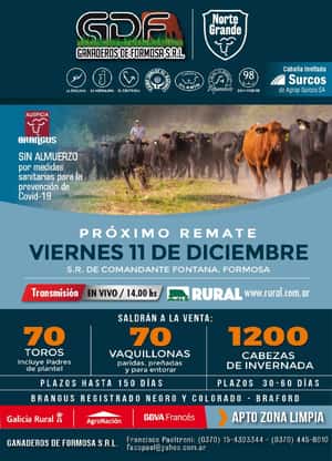 Remate de Invernada y Reproductores