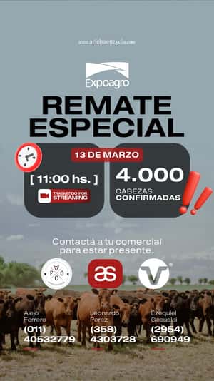 Remate Especial Expoagro
