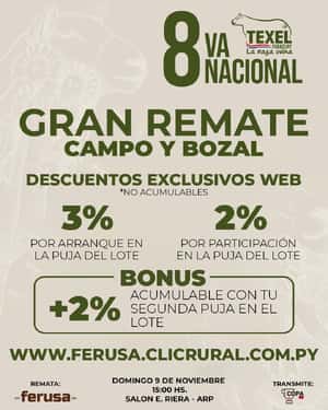 8VA  NACIONAL TEXEL - CAMPO 