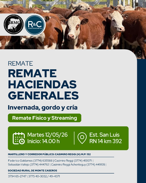 Remate haciendas generales