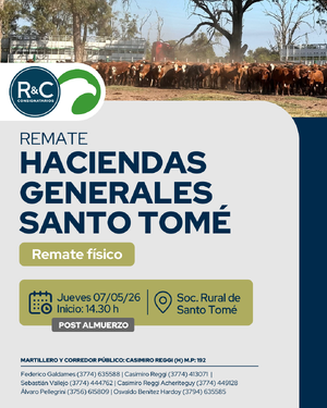 Hacienda generales Santo Tome 