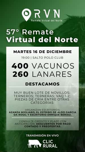 57º Remate Virtual del Norte