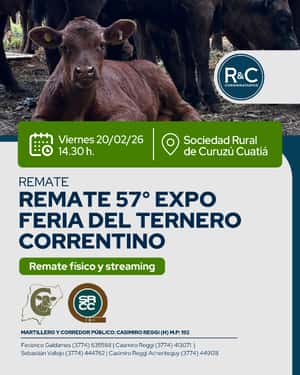 Remate 57° Expo Feria del ternero correntino