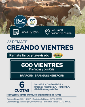 8° REMATE CREANDO VIENTRES