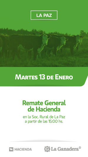 REMATE FERIA EN SOCIEDAD RURAL LA PAZ