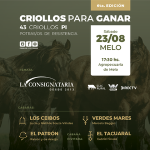 6º Edición - Criollos para ganar 
