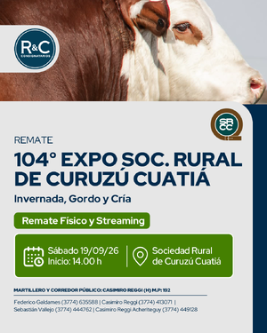 104 Expo Soc. rural de Curuzú Cuatiá