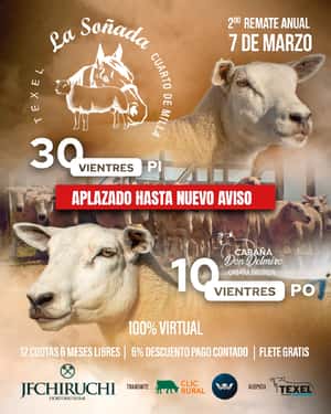 2° Remate Anual - La Soñada (SUSPENDIDO PRONTO NUEVA FECHA)