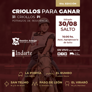 6º Edición - Criollos para ganar