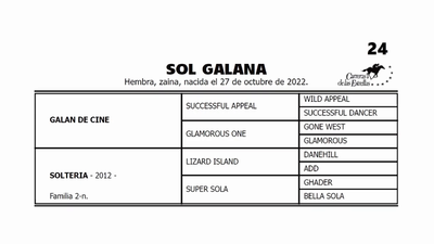  SOL GALANA (GALAN DE CINE -  SOLTERIA por  LIZARD ISLAND)