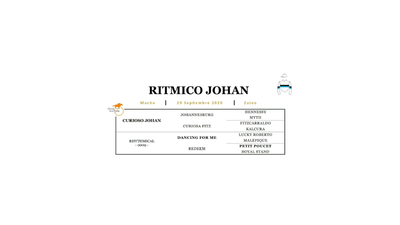 Lote RITMICO JOHAN (CURIOSO JOHAN -  RHYTHMICAL)