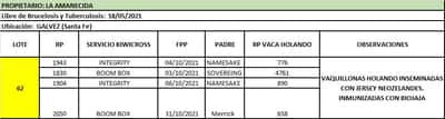 Lote Lote 62 La amanecida