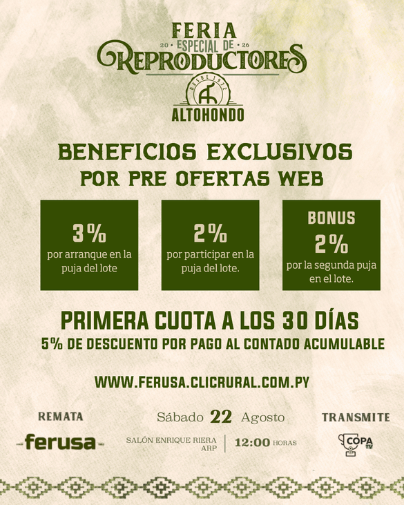 Feria Especial de Reproductores Altohondo