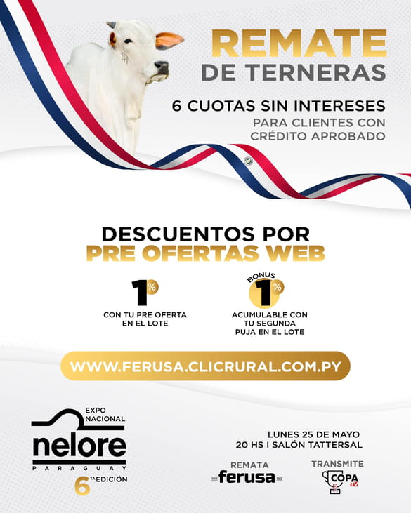 Remate de Terneras –  Nacional Nelore