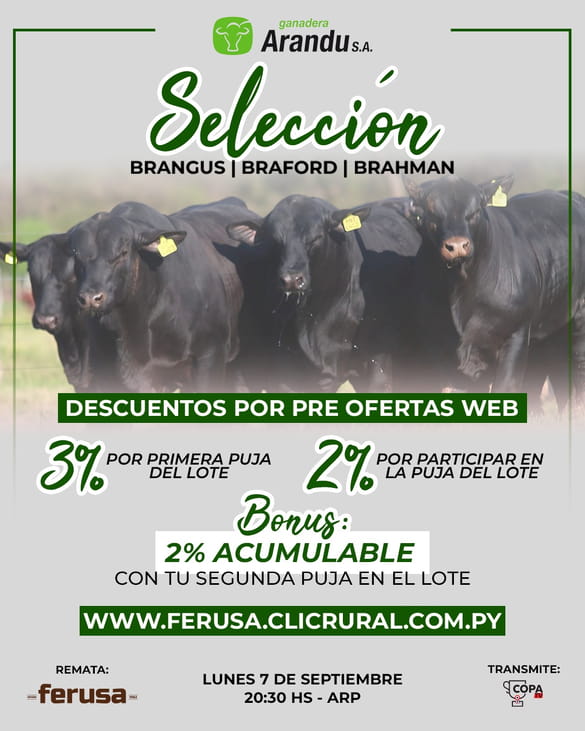 Remate Selección Ganadera Arandu
