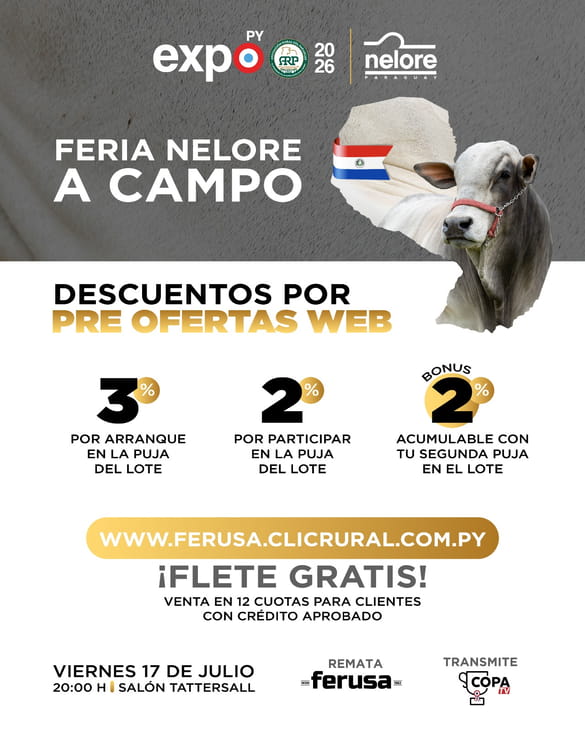 Remate Nelore de Campo Expo Paraguay M.R.A. 2026