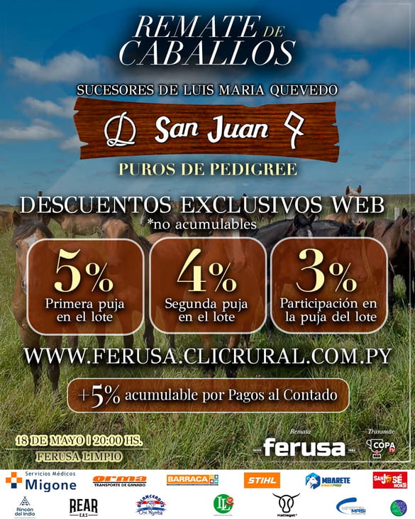 Remate de Caballos – Cabaña San Juan