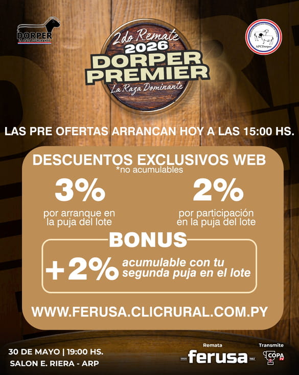 2° Gran Remate Elite Dorper