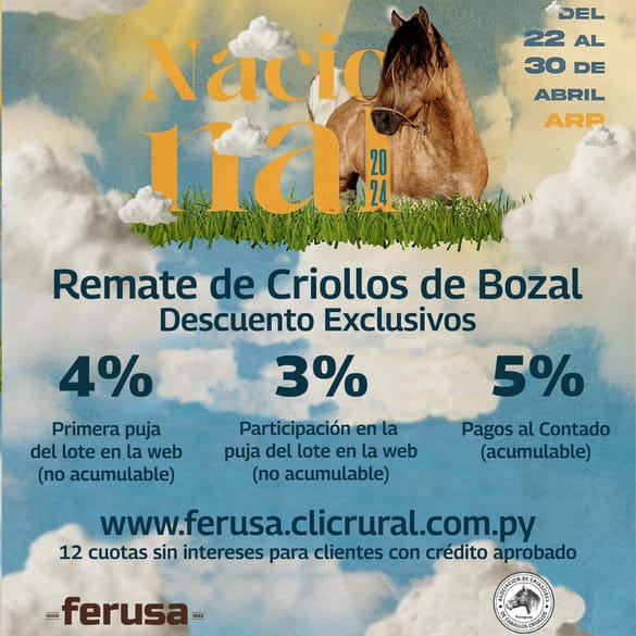 Remate CRIOLLOS DE BOZAL