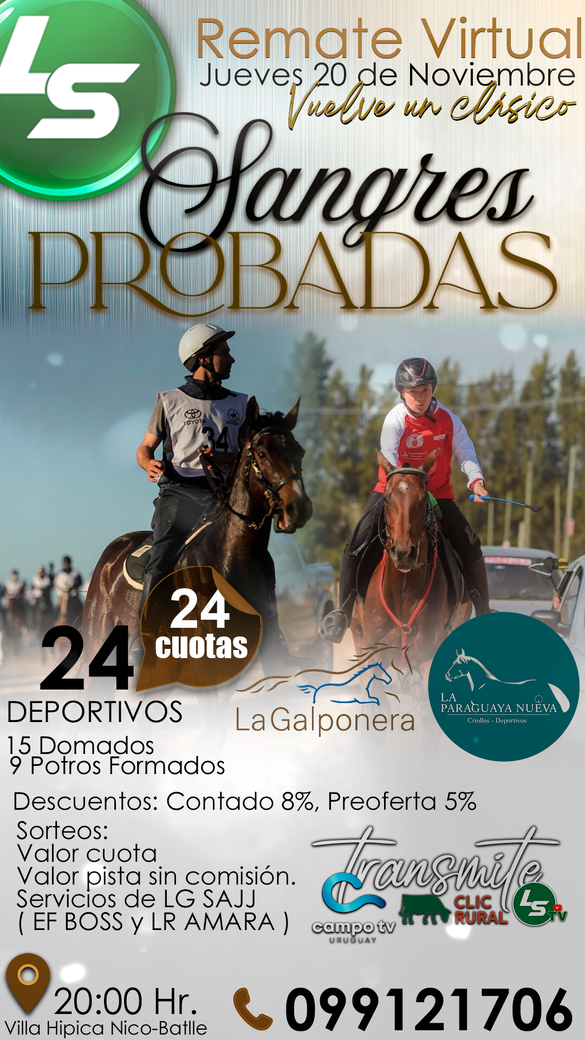 Sangres Probadas 2025