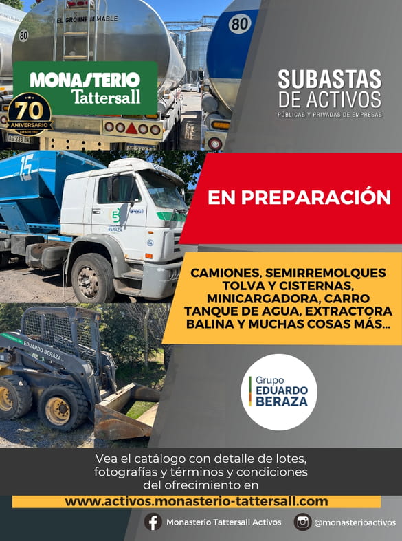 Subasta Camiones, Cisternas Etc.