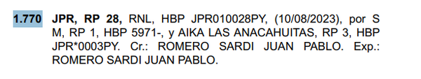 Lote LOTE 41