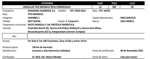 Lote LOTE 48