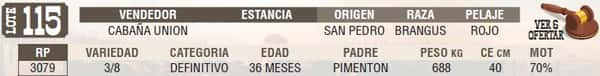 Lote LOTE 115