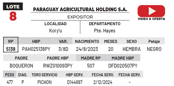 Lote LOTE 8