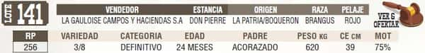 Lote LOTE 141 - EN VIVO