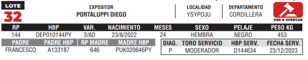 Lote LOTE 32- CAMPO