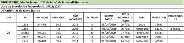 Lote Lote 26