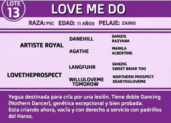 Lote LOVE ME DO