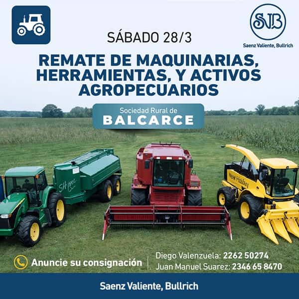  Remate de Maquinarias