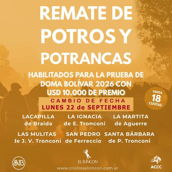 POTROS Y POTRANCAS EXPO BOLIVAR