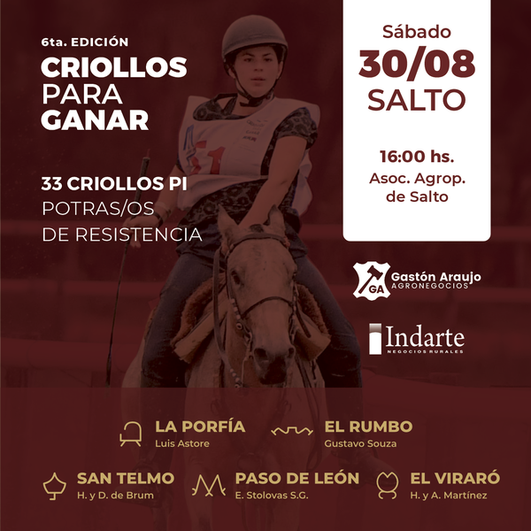  6º Edición - Criollos para ganar