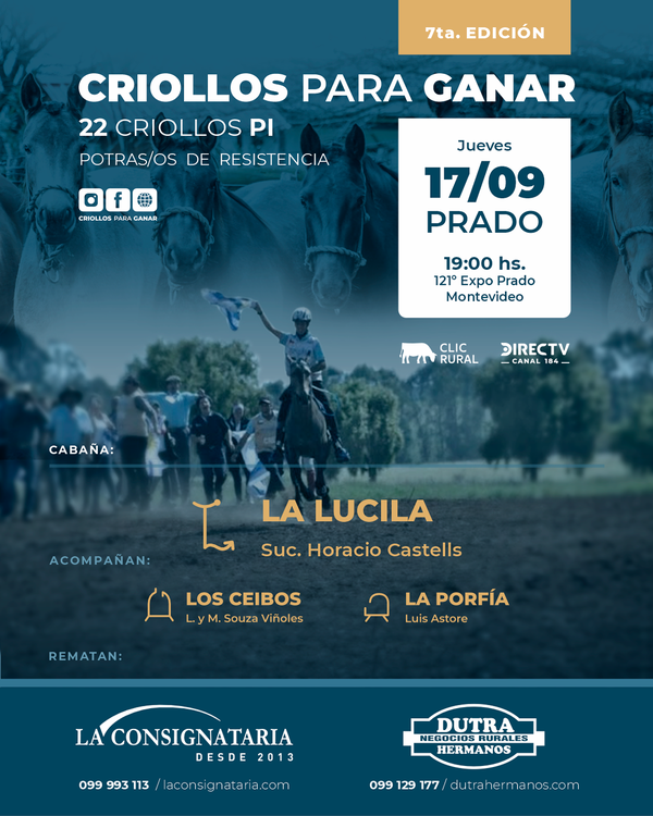  7º Edición - Criollos para ganar — Dutra Hnos. S.R.L.