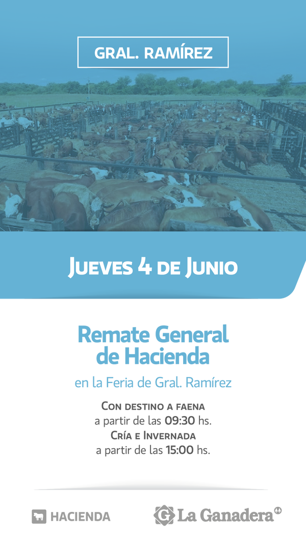  REMATE FERIA EN INSTALACIONES DE GRAL. RAMÍREZ
