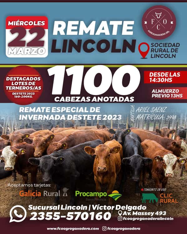 Remate Especial de Invernada Destete 2023