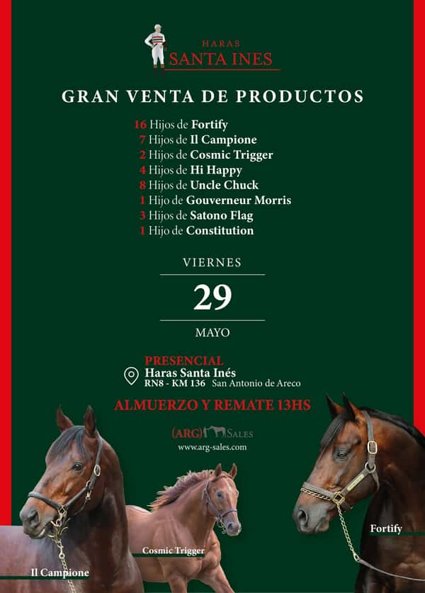  Haras Santa Ines - gran venta de productos