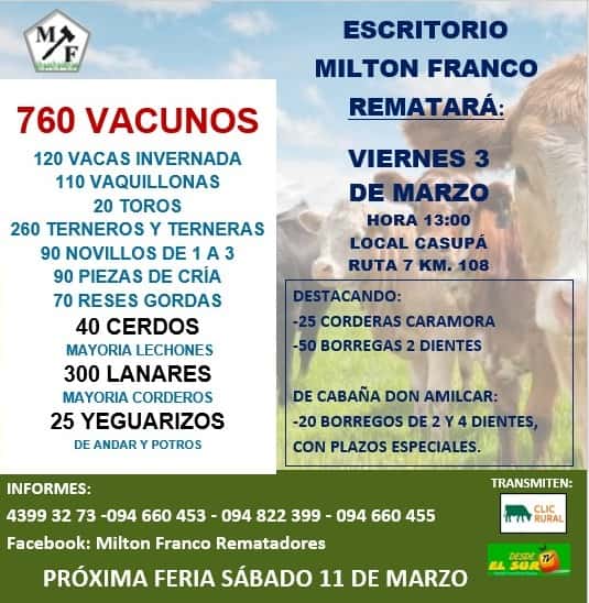 Remate Milton Franco Remata