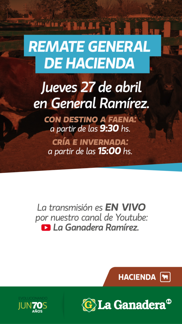 Remate Remate Feria en instalaciones de Gral. Ramírez