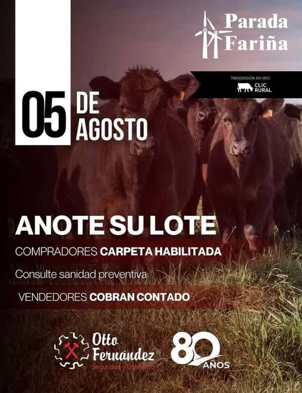 Remate Feria Mensual - Parada Fariña