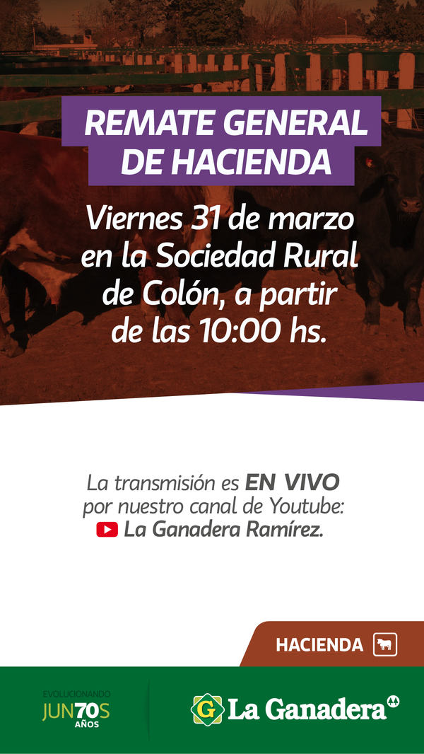 Remate Remate feria en Sociedad Rural de Colon